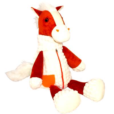 Детский новогодний подарок в мягкой игрушке весом 1200 грамм 