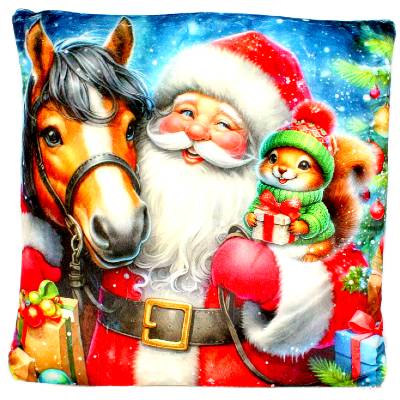 Сладкий новогодний подарок в мягкой упаковке весом 1450 грамм