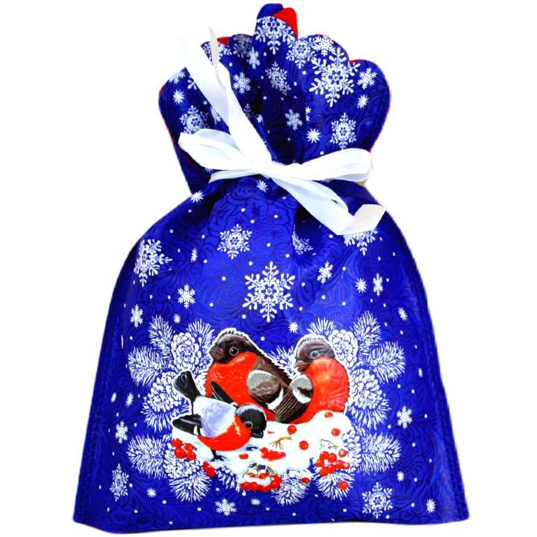 Сладкий подарок на Новый Год в мягкой упаковке весом 700 грамм